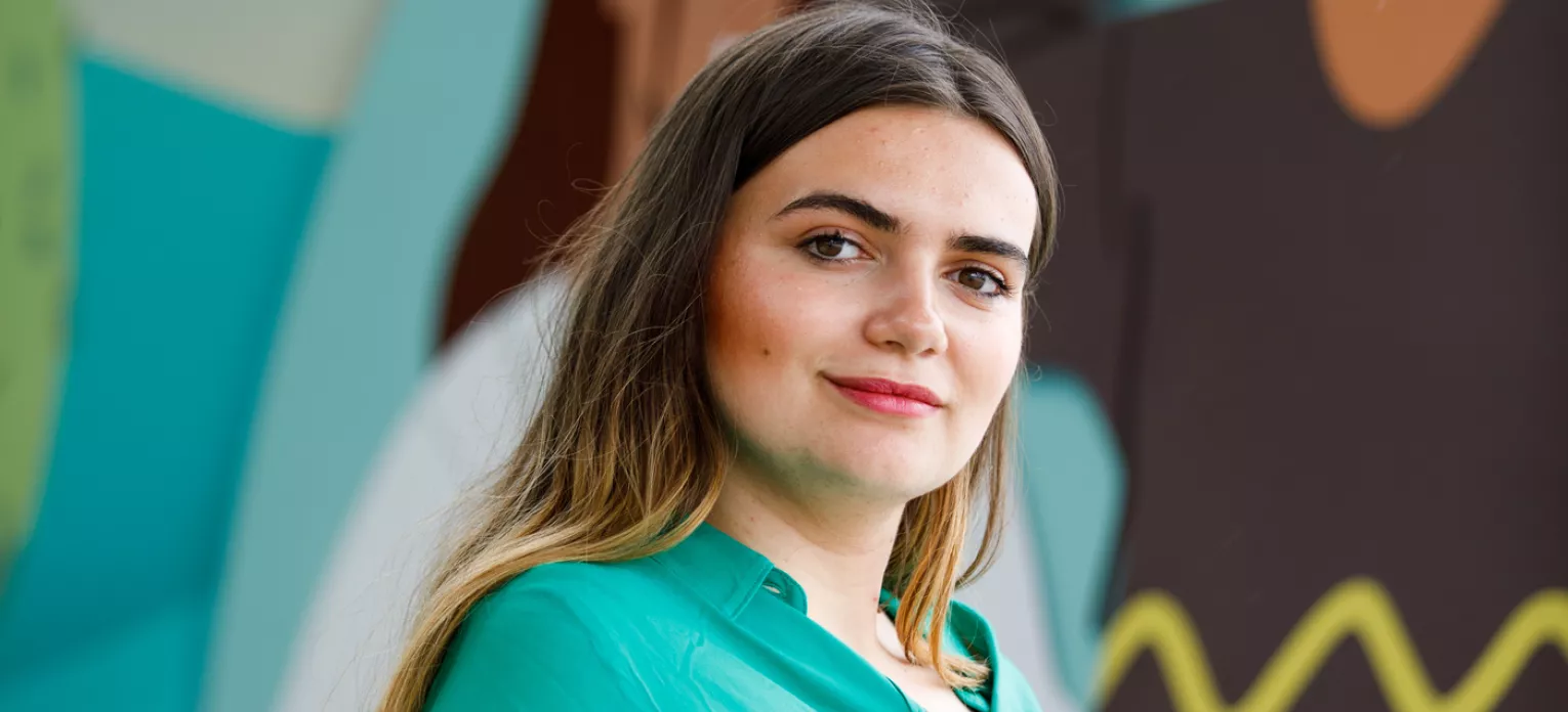 Jeune femme accompagné par le Bus des possibles