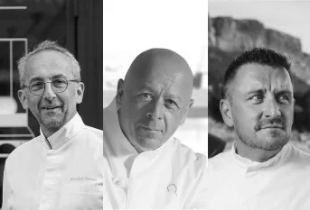 Thierry Marx, Michel Portos et Dimitri Droisneau