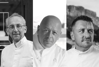 Thierry Marx, Michel Portos et Dimitri Droisneau