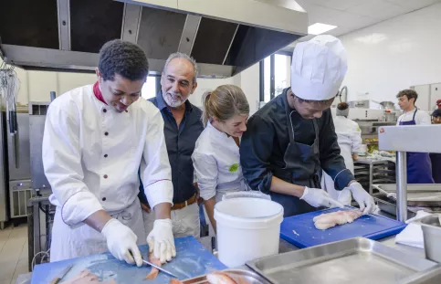 La cuisine du Restaurant Le jardin du Cloitre